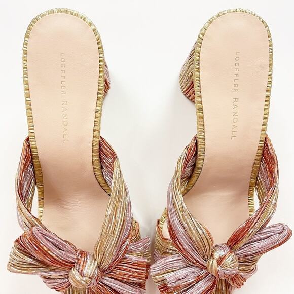 Loeffler Randall Penny Pleated Bow Heel - Picture 7 of 11